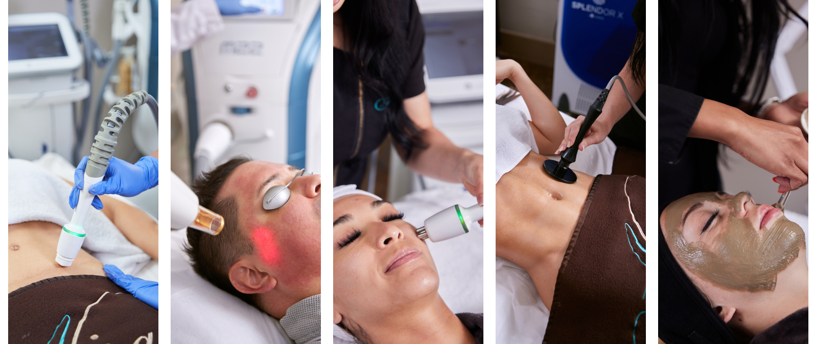 Clean, professional medical spa treatment room with neutral tones at Alira Med-Spa in Houston